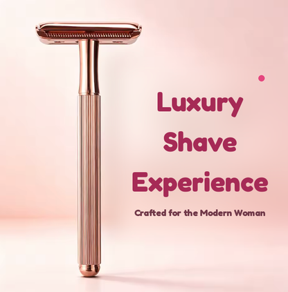 Rose Gold Safety Razor for Women